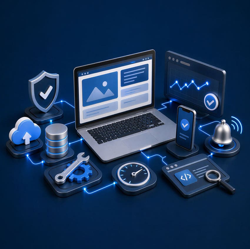 Mantenimiento de Páginas Web y Tiendas Online